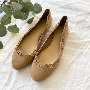 MICHAEL Michael Kors Womens Thalia Studded Dress Ballet Flats